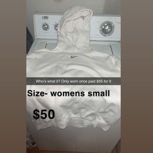 Nike Women's Sportswear Essential Collection Oversized Fleece Hoodie size small